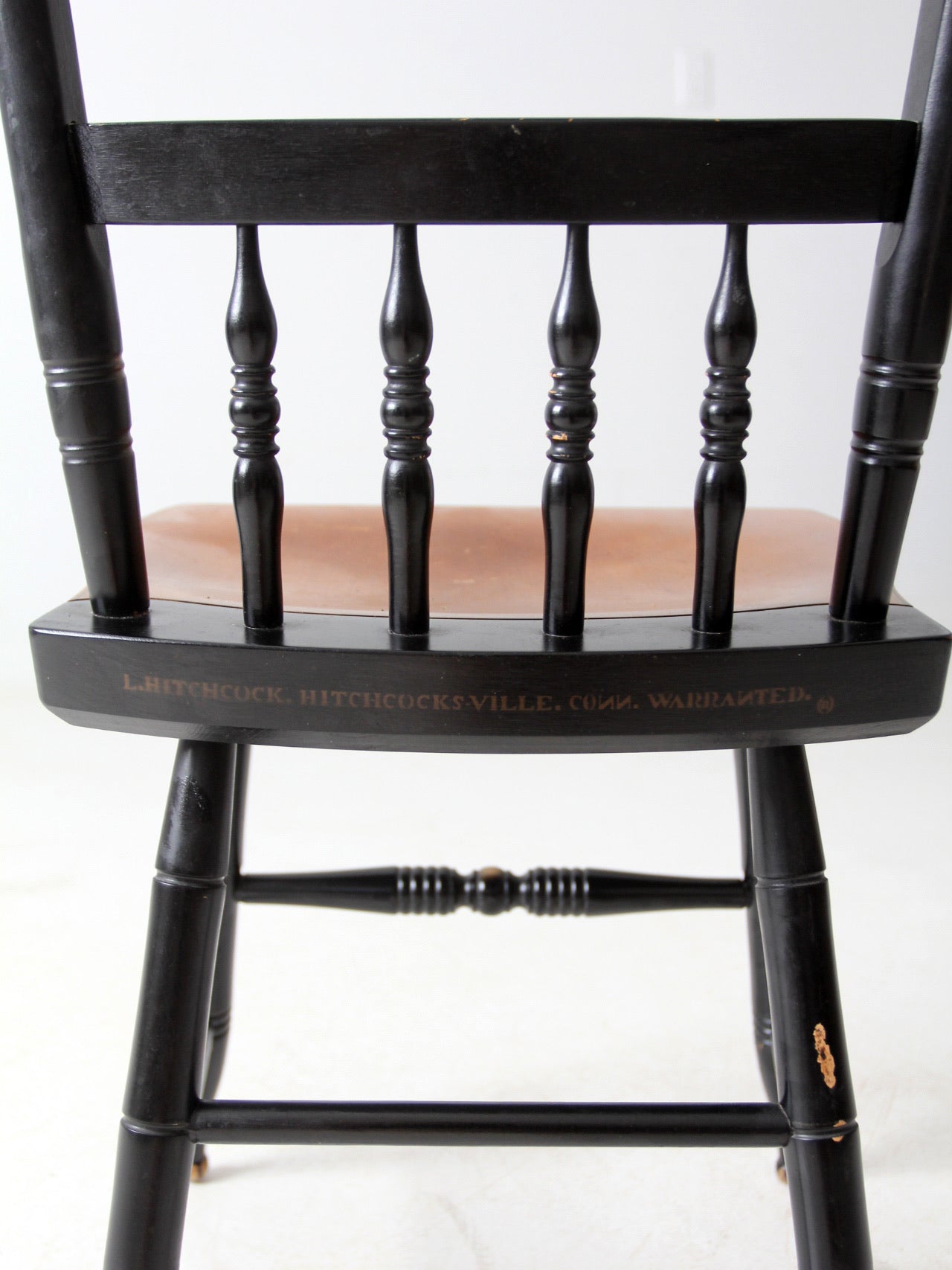 vintage Hitchcock stenciled accent chair