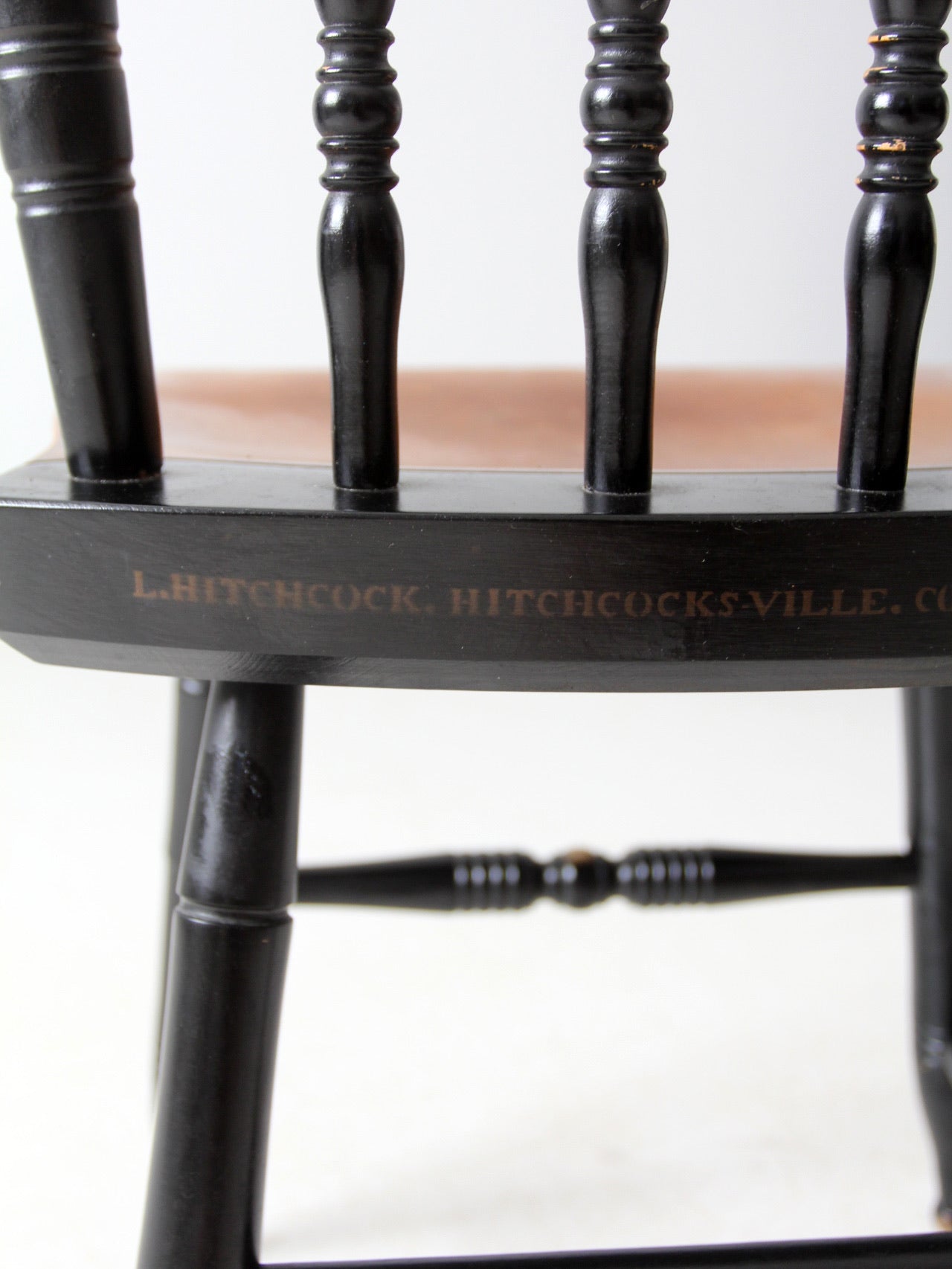 vintage Hitchcock stenciled accent chair