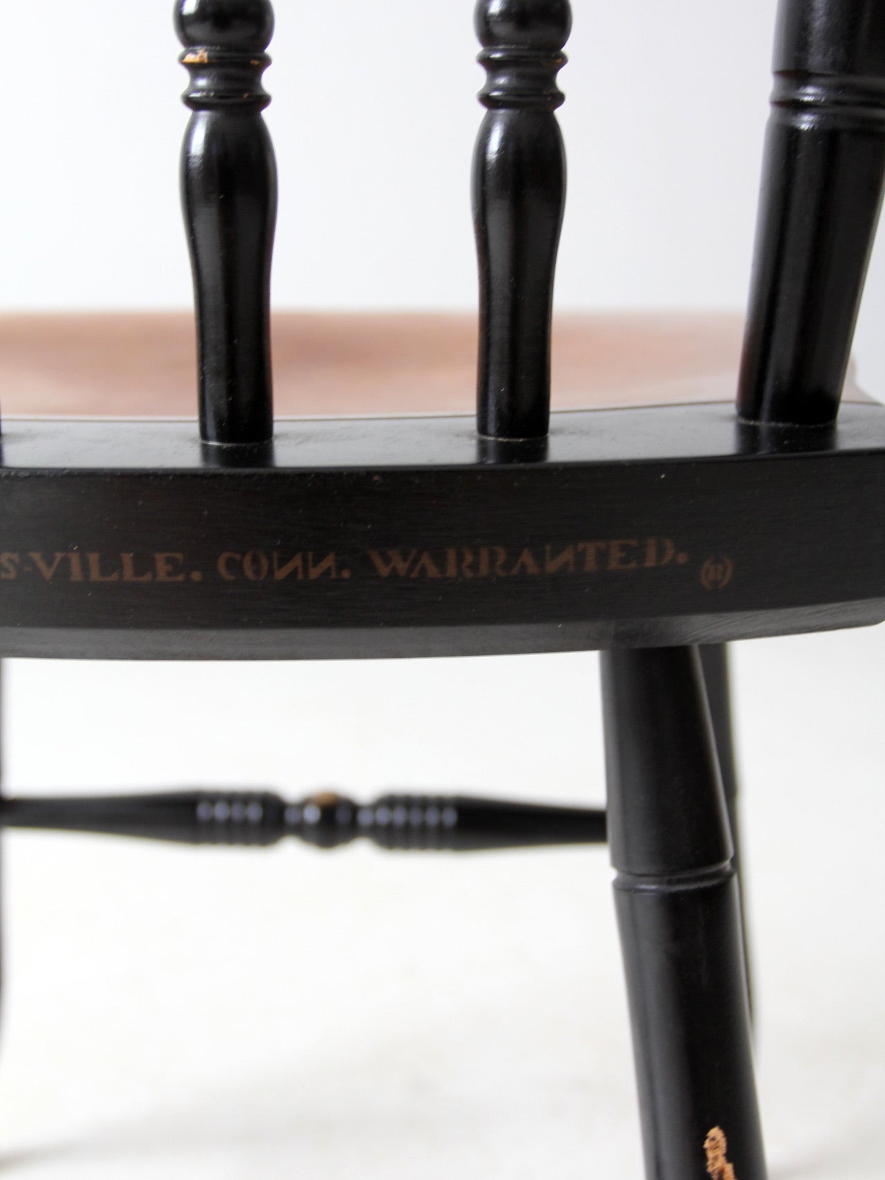 vintage Hitchcock stenciled accent chair