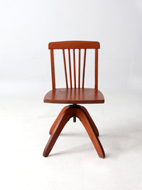 mid-century kid's swivel chair