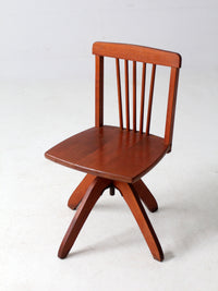 mid-century kid's swivel chair