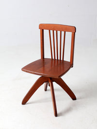 mid-century kid's swivel chair