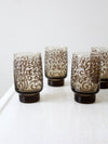 vintage Libbey Prado Scroll tumblers set of 8