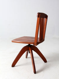 mid-century kid's swivel chair