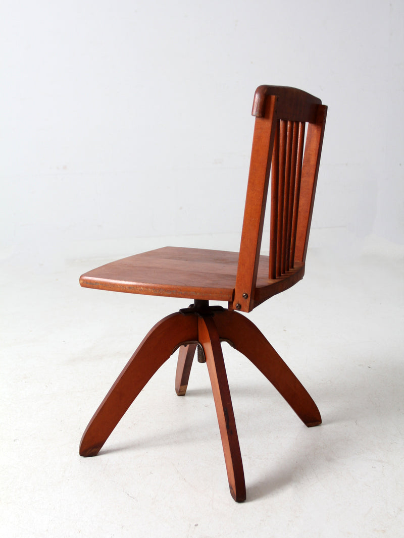 mid-century kid's swivel chair