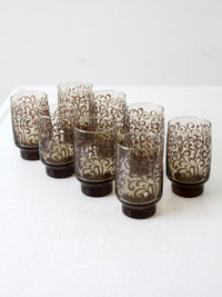 vintage Libbey Prado Scroll tumblers set of 8