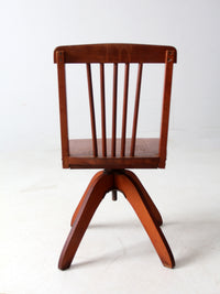 mid-century kid's swivel chair