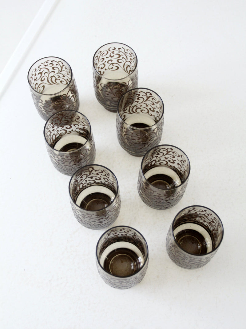 vintage Libbey Prado Scroll tumblers set of 8