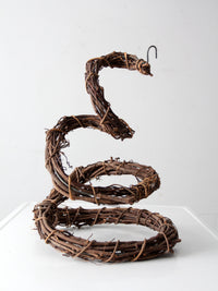 vintage grapevine tree sculpture