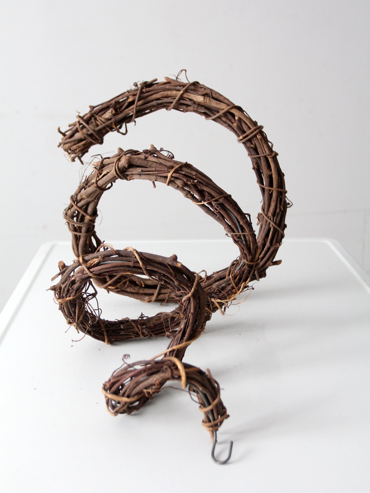 vintage grapevine tree sculpture