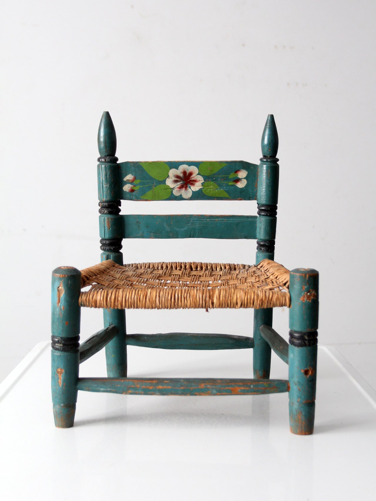 vintage Mexican folk art child's chair