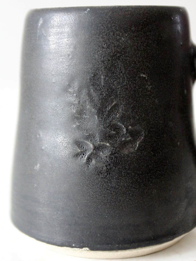 vintage studio pottery mug