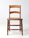 antique cane seat dining chair