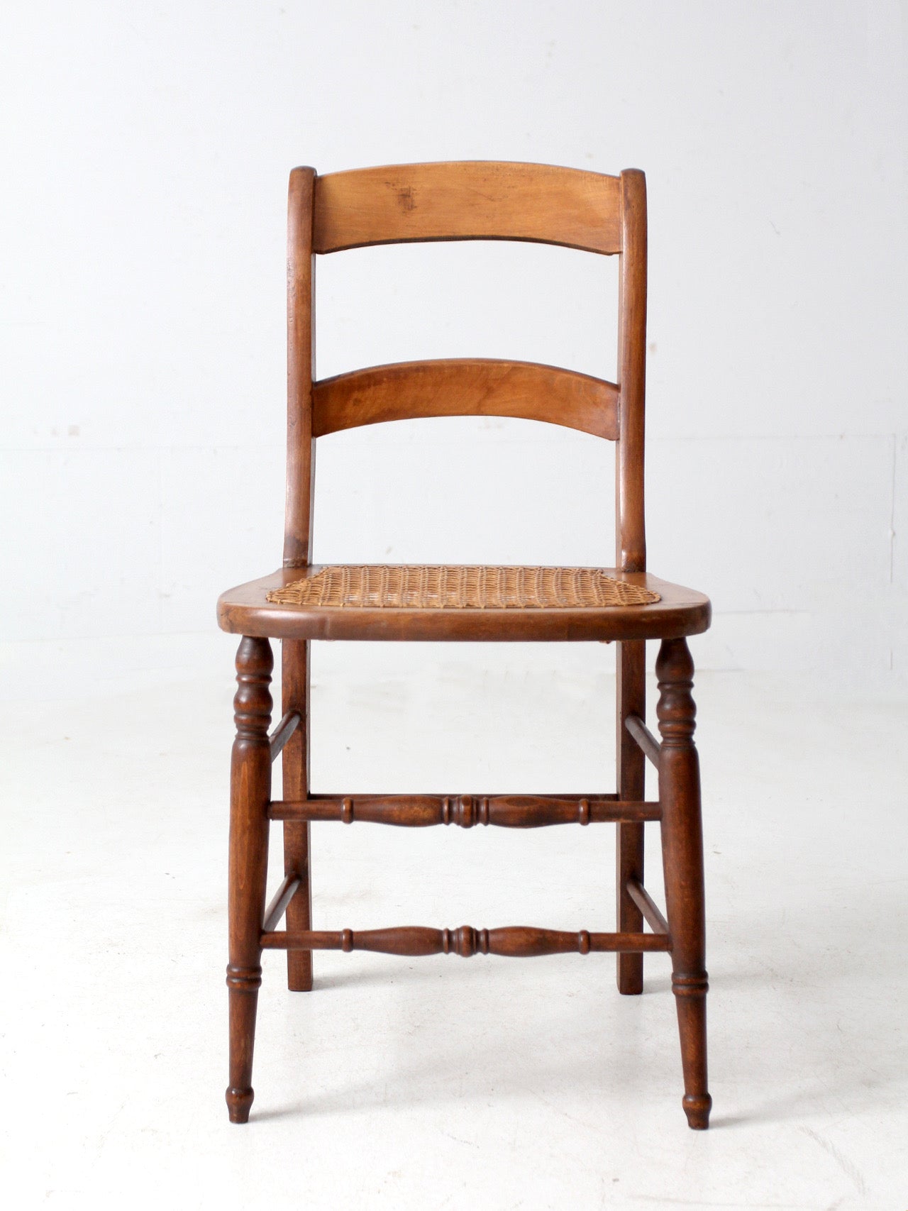 antique cane seat dining chair