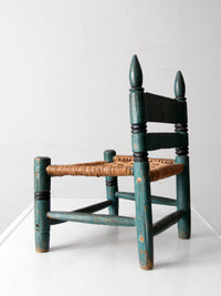 vintage Mexican folk art child's chair