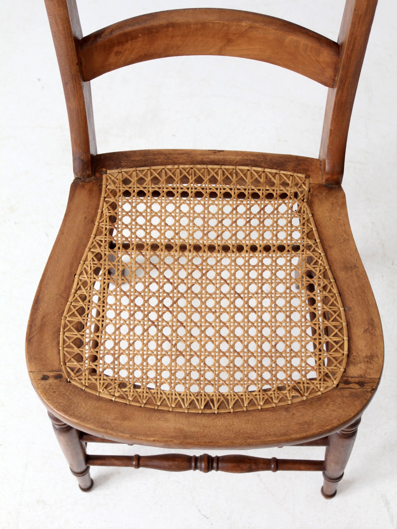 antique cane seat dining chair