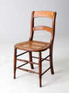 antique cane seat dining chair