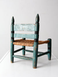vintage Mexican folk art child's chair
