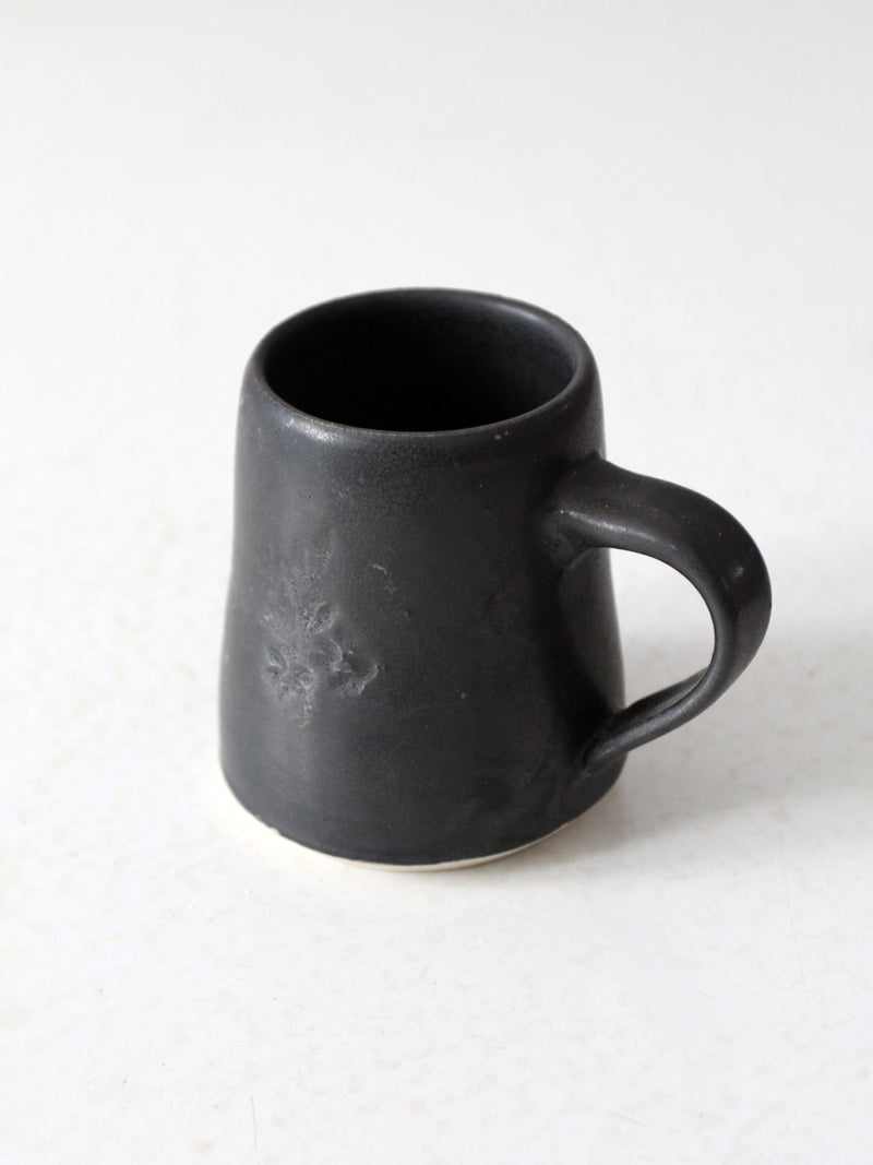 vintage studio pottery mug