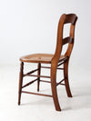 antique cane seat dining chair
