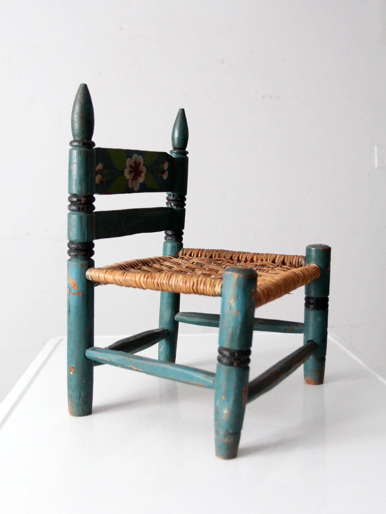 vintage Mexican folk art child's chair
