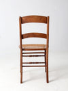 antique cane seat dining chair