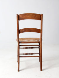 antique cane seat dining chair