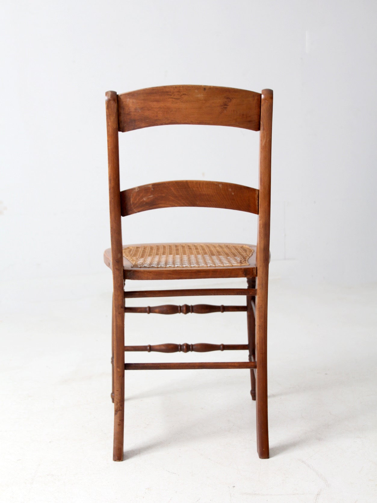 antique cane seat dining chair