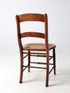 antique cane seat dining chair
