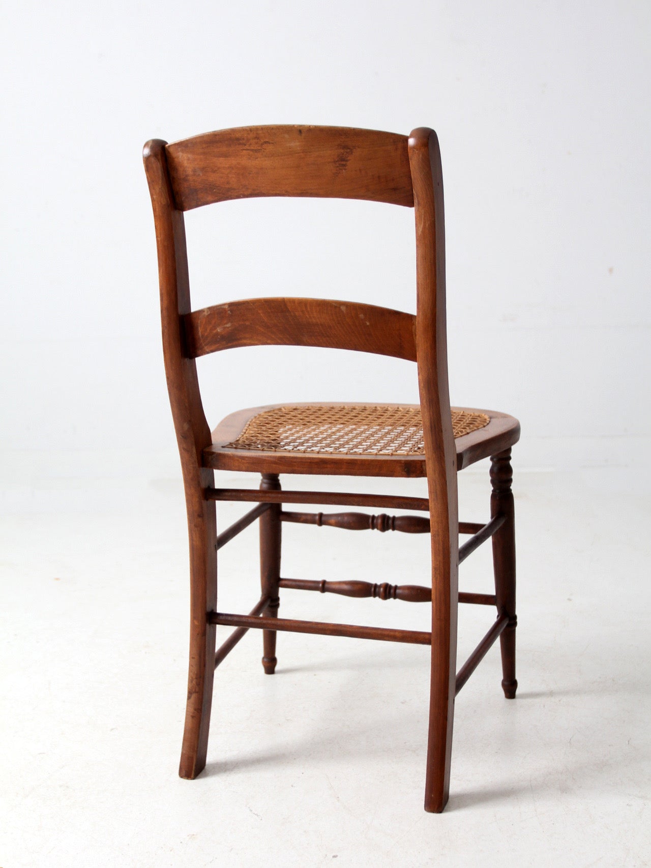 antique cane seat dining chair