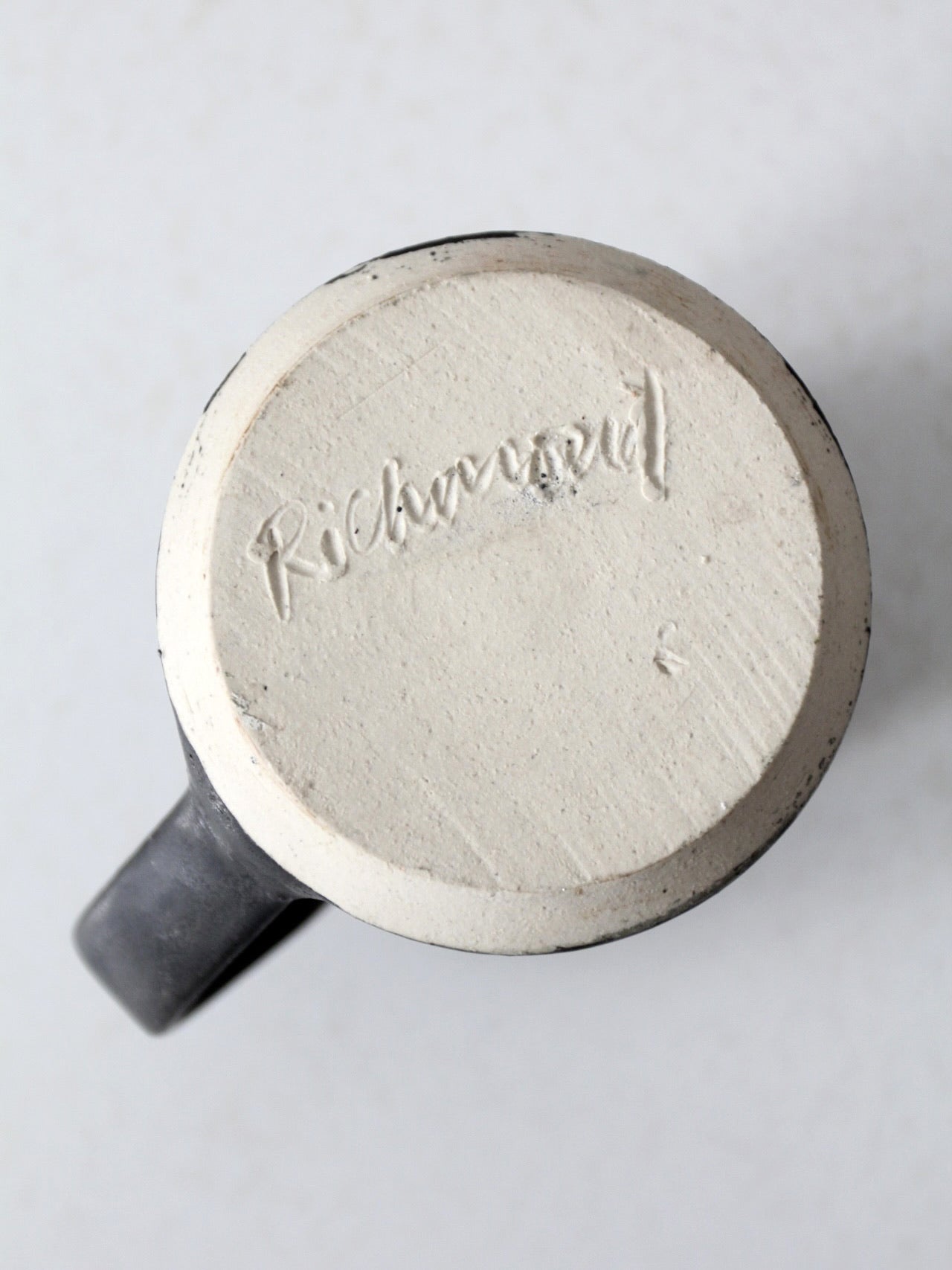 vintage studio pottery mug