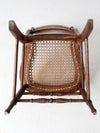 antique cane seat dining chair