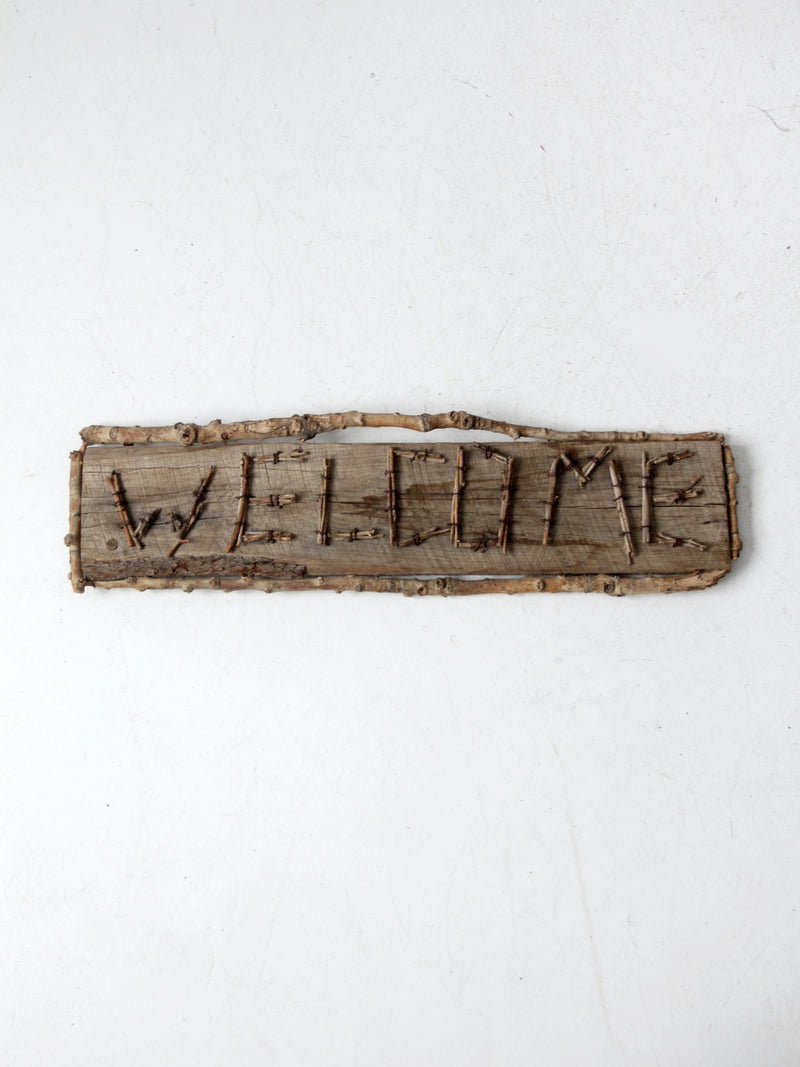 vintage rustic Welcome sign – 86 Vintage