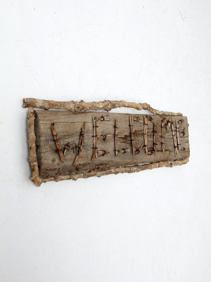 vintage rustic Welcome sign – 86 Vintage