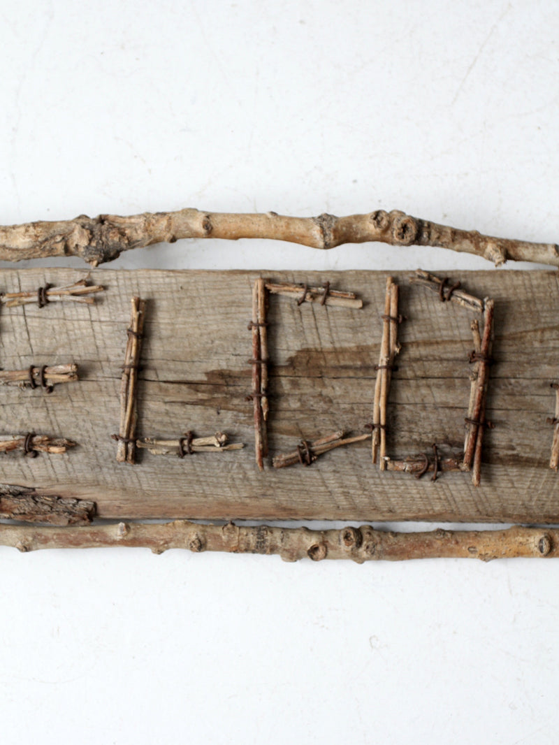 vintage rustic Welcome sign – 86 Vintage