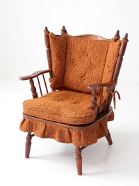 mid-century Colonial Revival spring rocking chair