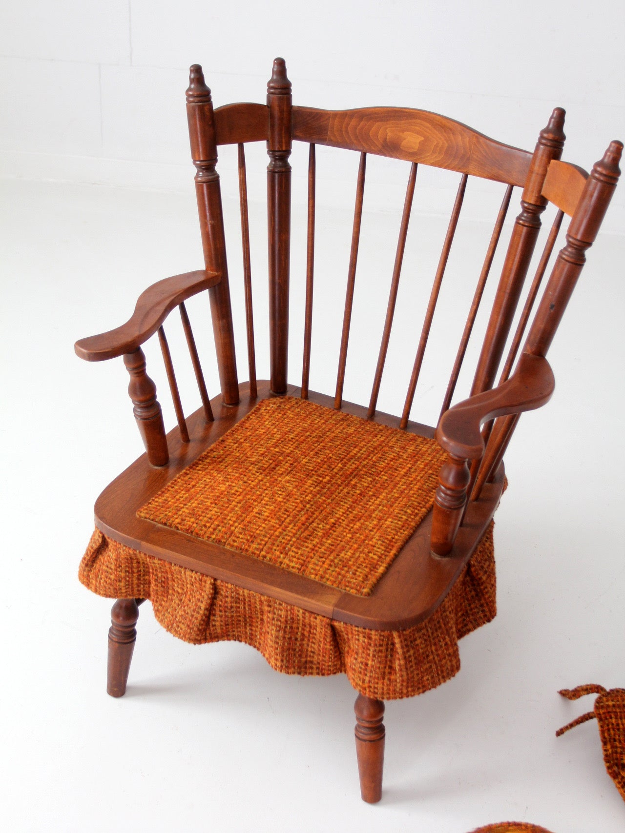 mid-century Colonial Revival spring rocking chair