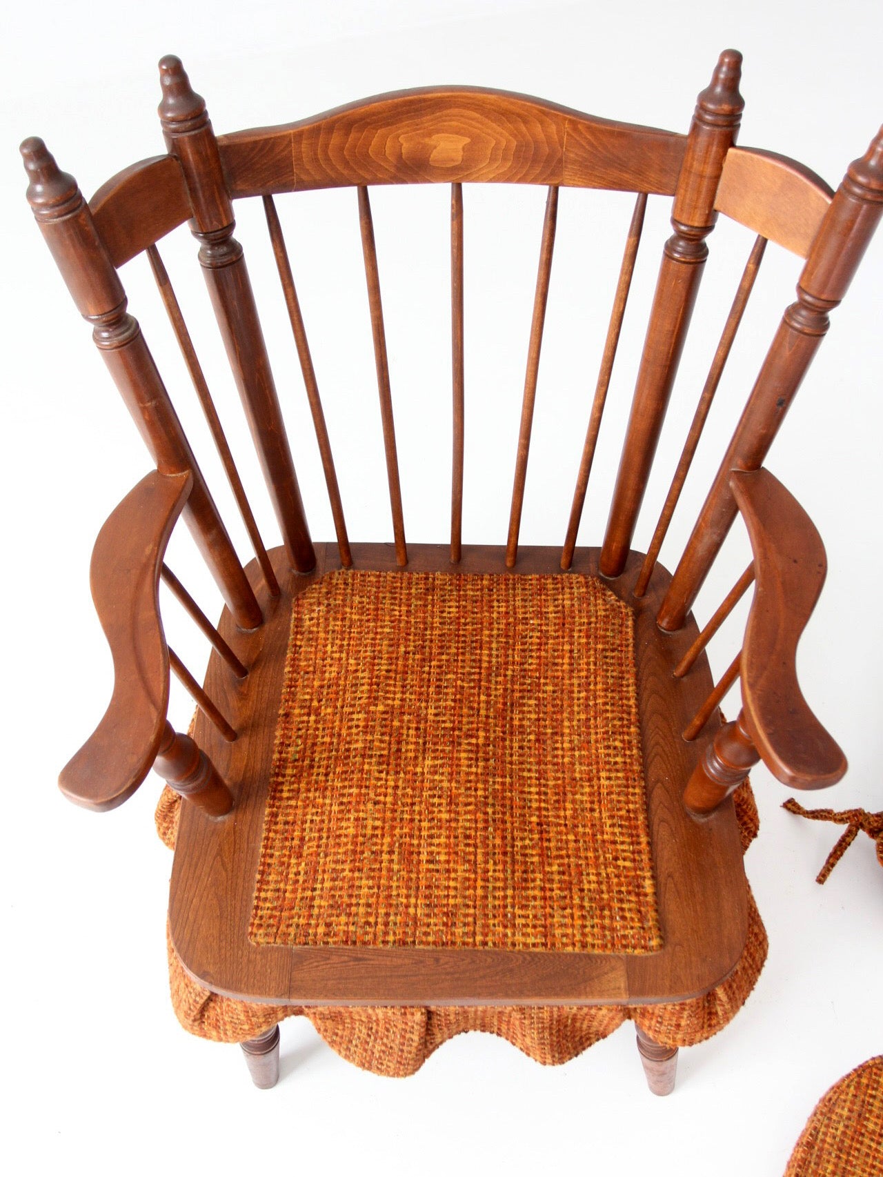 mid-century Colonial Revival spring rocking chair