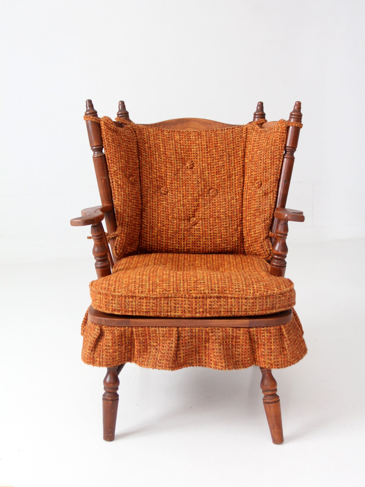 mid-century Colonial Revival spring rocking chair