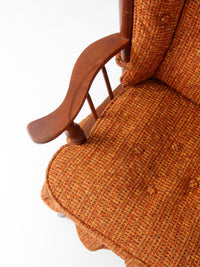 mid-century Colonial Revival spring rocking chair