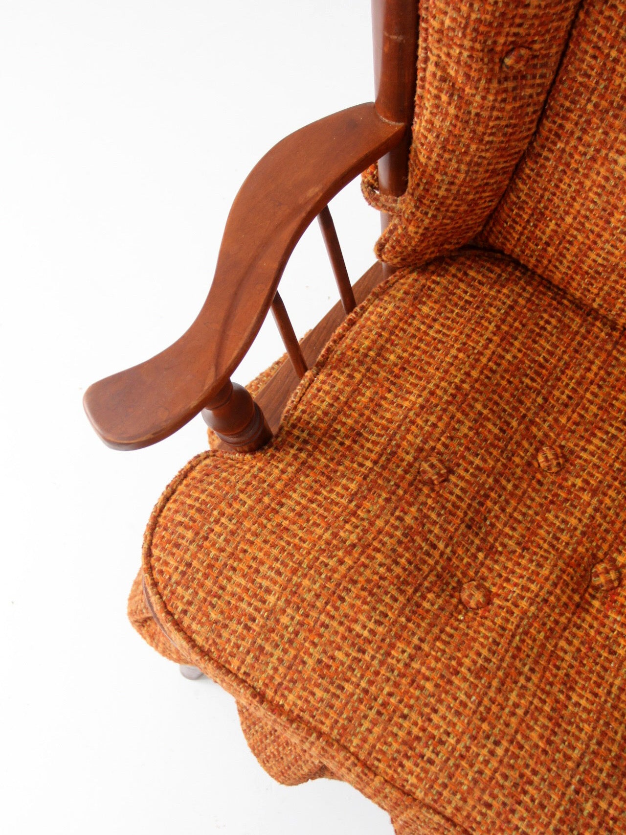 mid-century Colonial Revival spring rocking chair