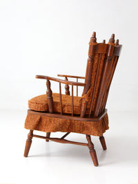 mid-century Colonial Revival spring rocking chair