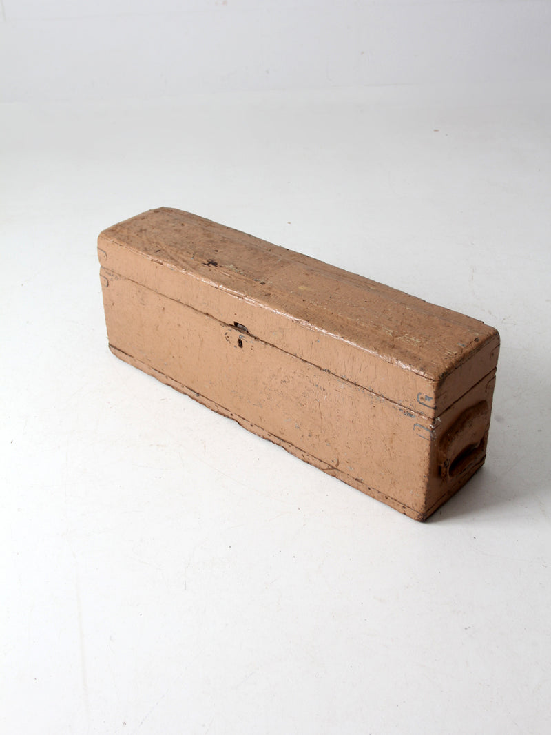 vintage hand made tool box
