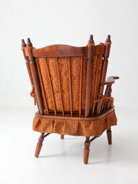 mid-century Colonial Revival spring rocking chair