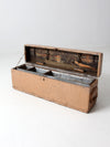 vintage hand made tool box