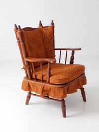 mid-century Colonial Revival spring rocking chair