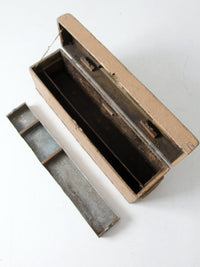 vintage hand made tool box