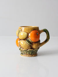 mid-century Inarco fruit mug