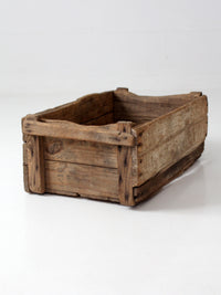 antique wood farm crate