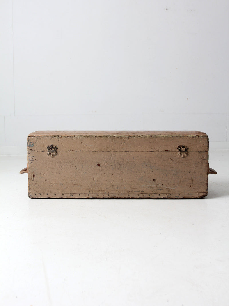 vintage hand made tool box